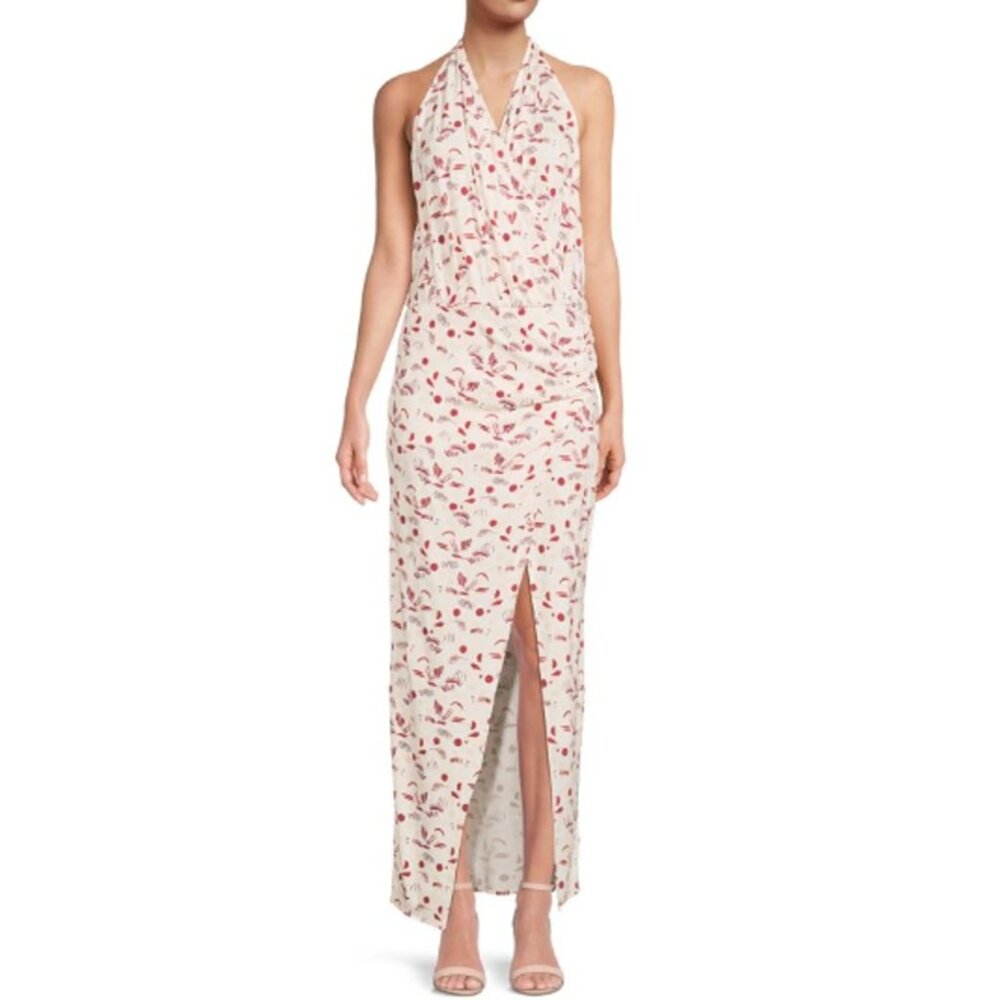Free People Daria Floral Halter Maxi Dress